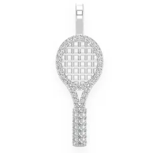 0.20CTW Mini Tennis Racket Pendant