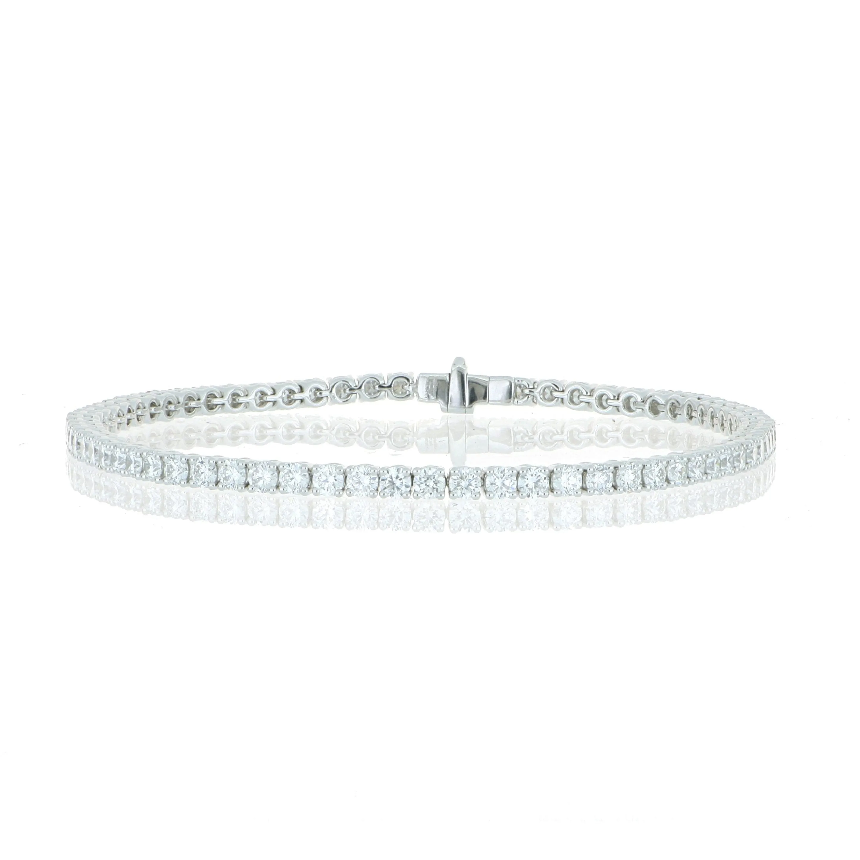 18k White Gold Diamond Tennis Bracelet