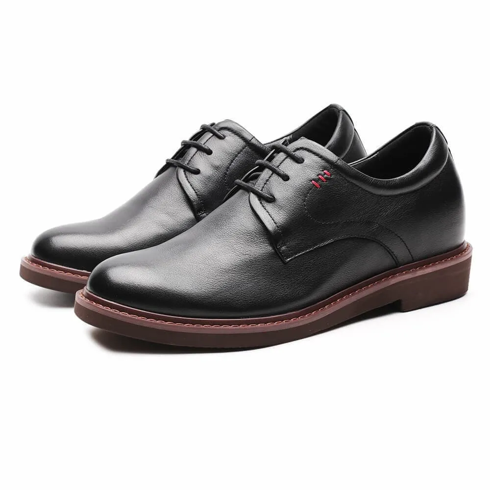 7 CM / 2.76 Inches CMR CHAMARIPA Dress Elevator Shoes Genuine Leather Tall Men Shoes