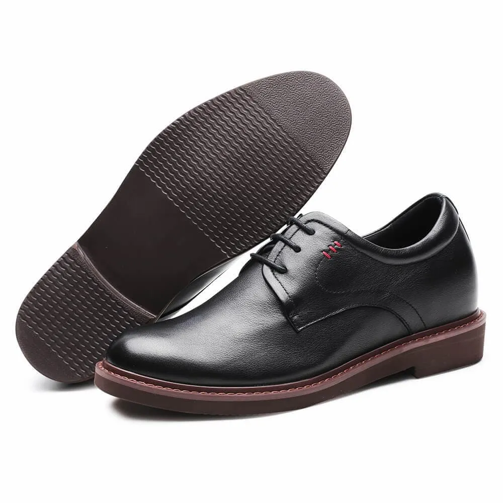 7 CM / 2.76 Inches CMR CHAMARIPA Dress Elevator Shoes Genuine Leather Tall Men Shoes