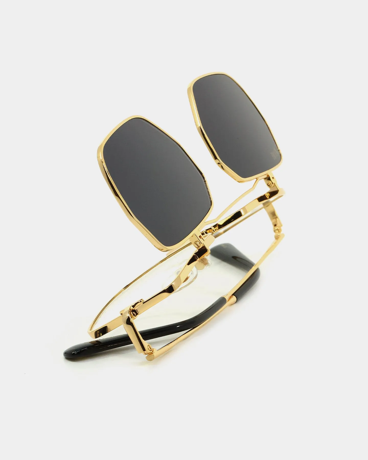 9FIVE Clarity Flip Up Glasses Black/Gold