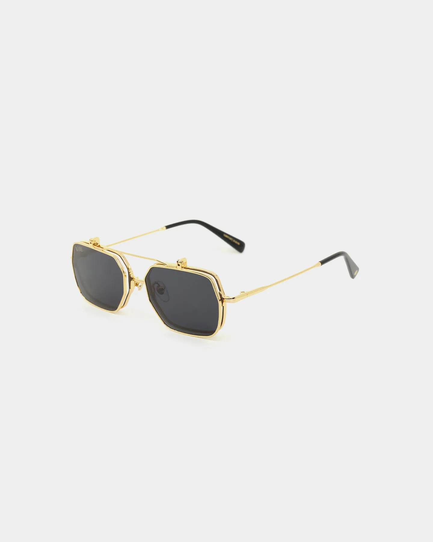 9FIVE Clarity Flip Up Glasses Black/Gold