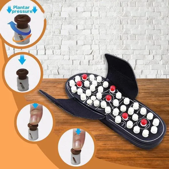 Acupressure Foot Massager Acupoint Stimulation Massage Slippers Shoes