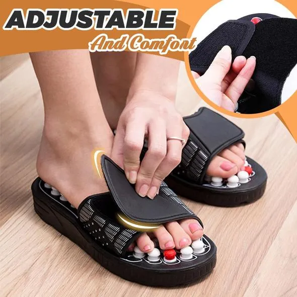 Acupressure Foot Massager Acupoint Stimulation Massage Slippers Shoes