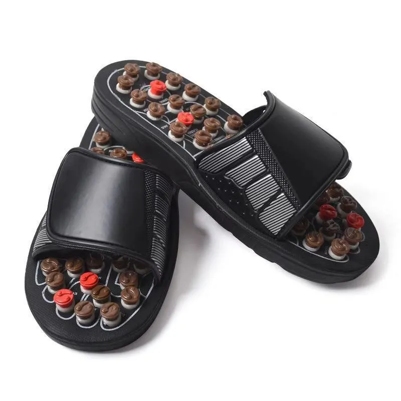 Acupressure Foot Massager Acupoint Stimulation Massage Slippers Shoes