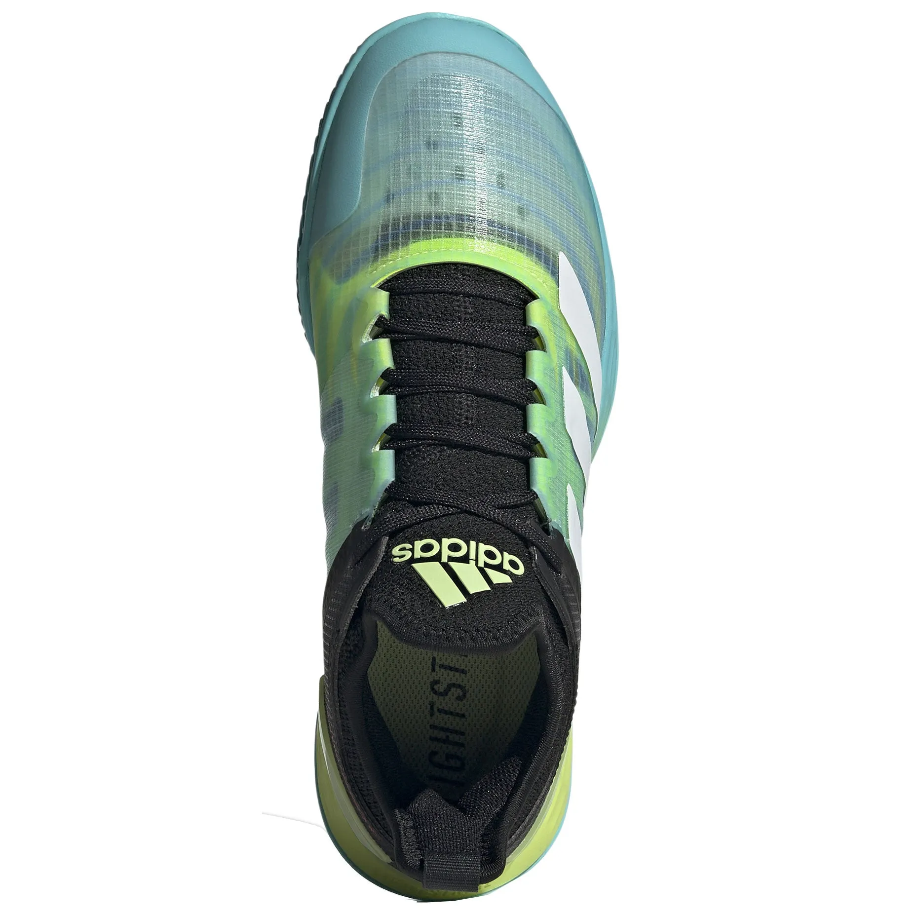 Adidas Adizero Ubersonic 4 Clay Black-Lime Womens Tennis Shoes