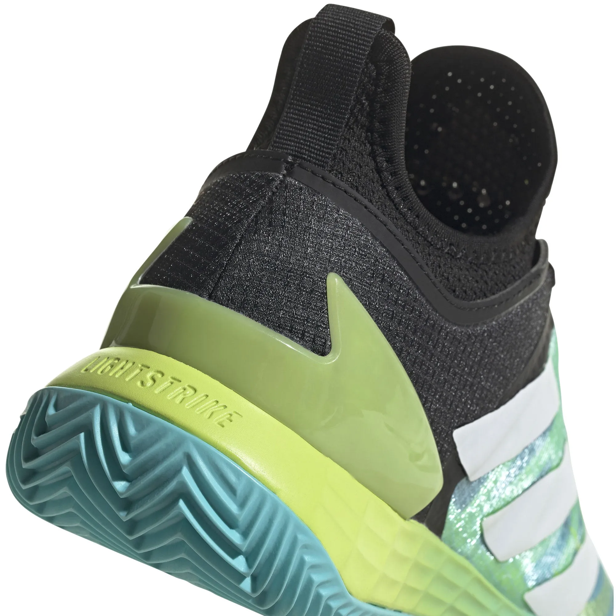 Adidas Adizero Ubersonic 4 Clay Black-Lime Womens Tennis Shoes