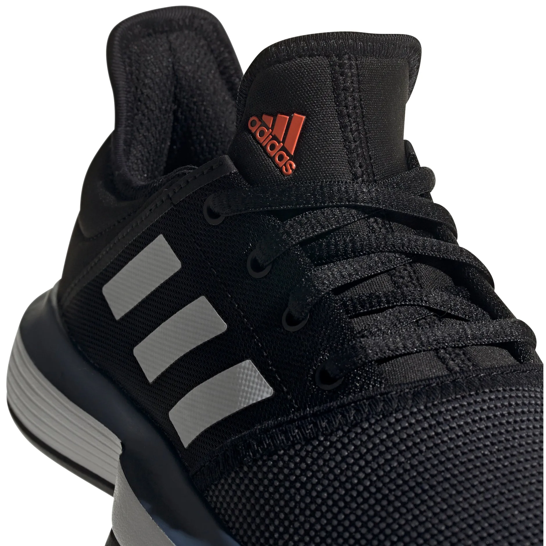 Adidas SoleCourt Black Junior Tennis Shoes