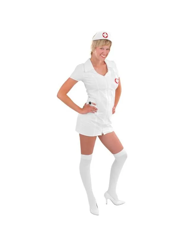 Adult Double Zip Nurse Costume