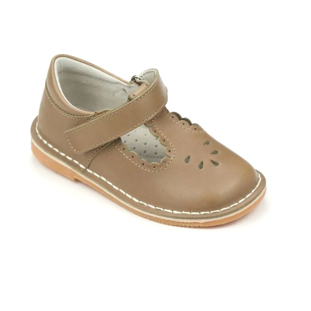 Angie Toddler Girls Vintage Inspired Scalloped T-Strap Mary Janes