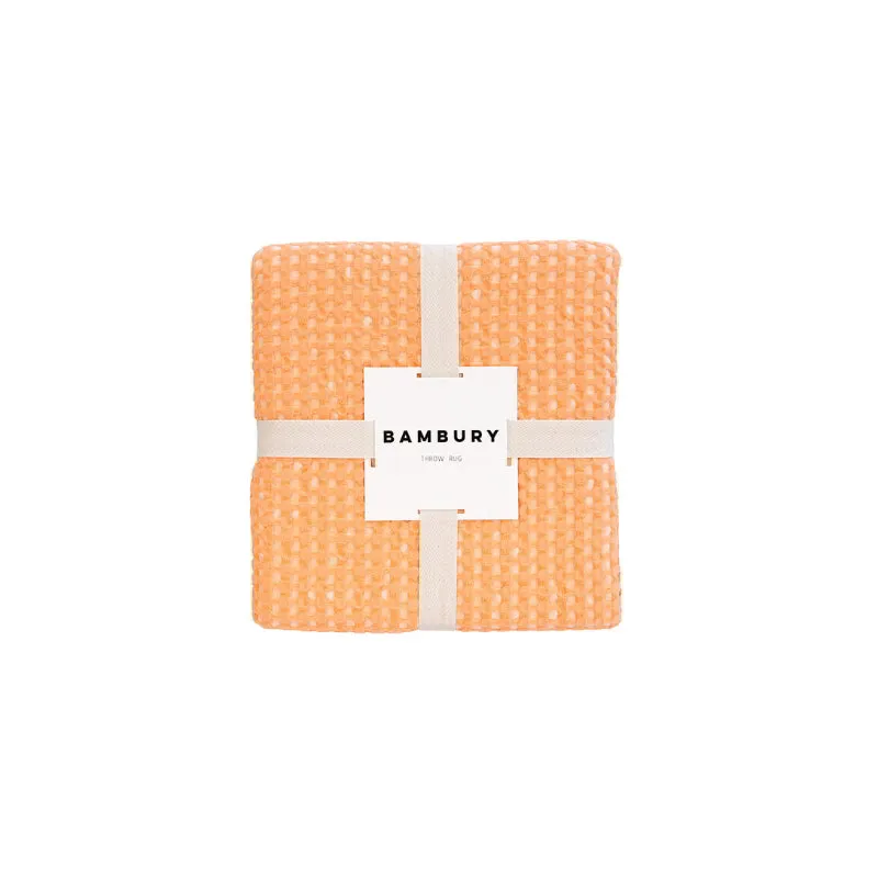 Bambury Dora Peach Throw