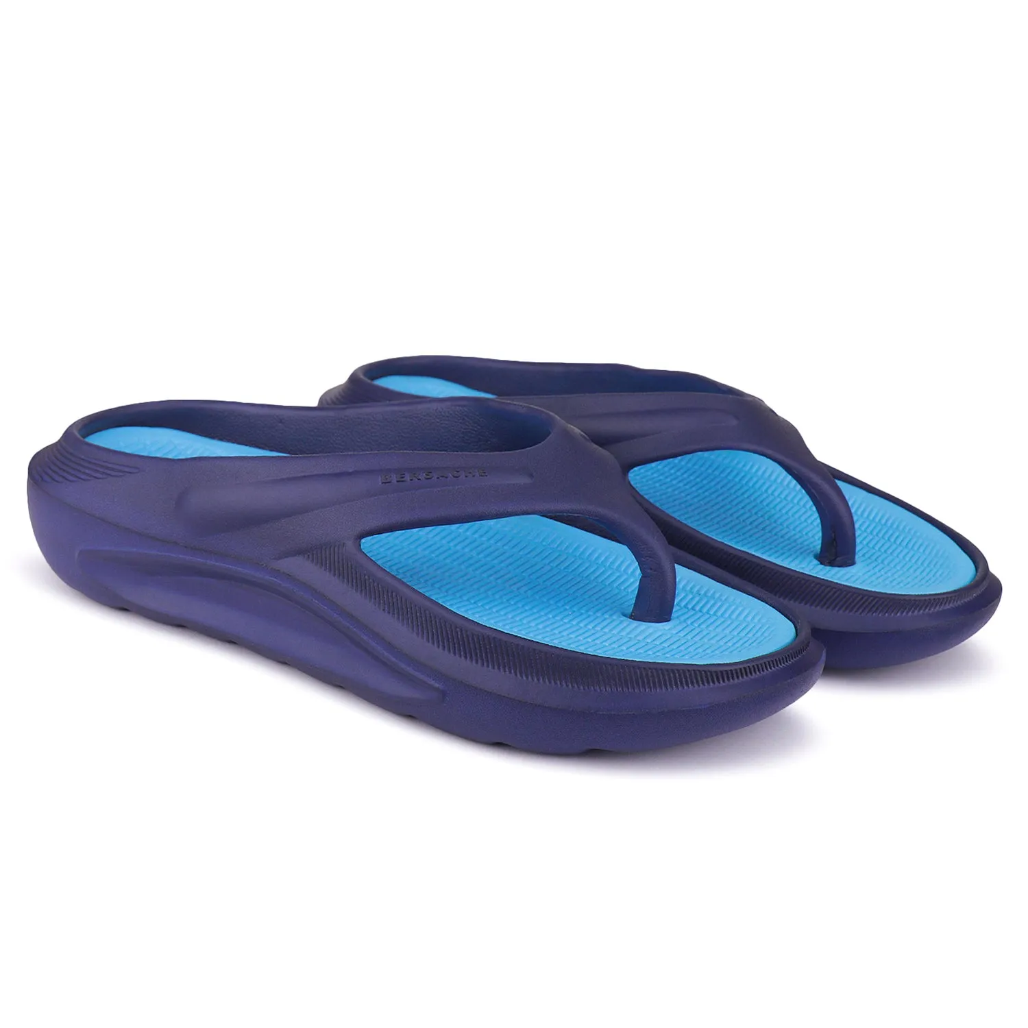 Bersache Extra Soft Classic Casual with  Regular wear with Ultra Soft & Flexibility Technology Flip Flop for Men's & Boy's (6179-Blue)