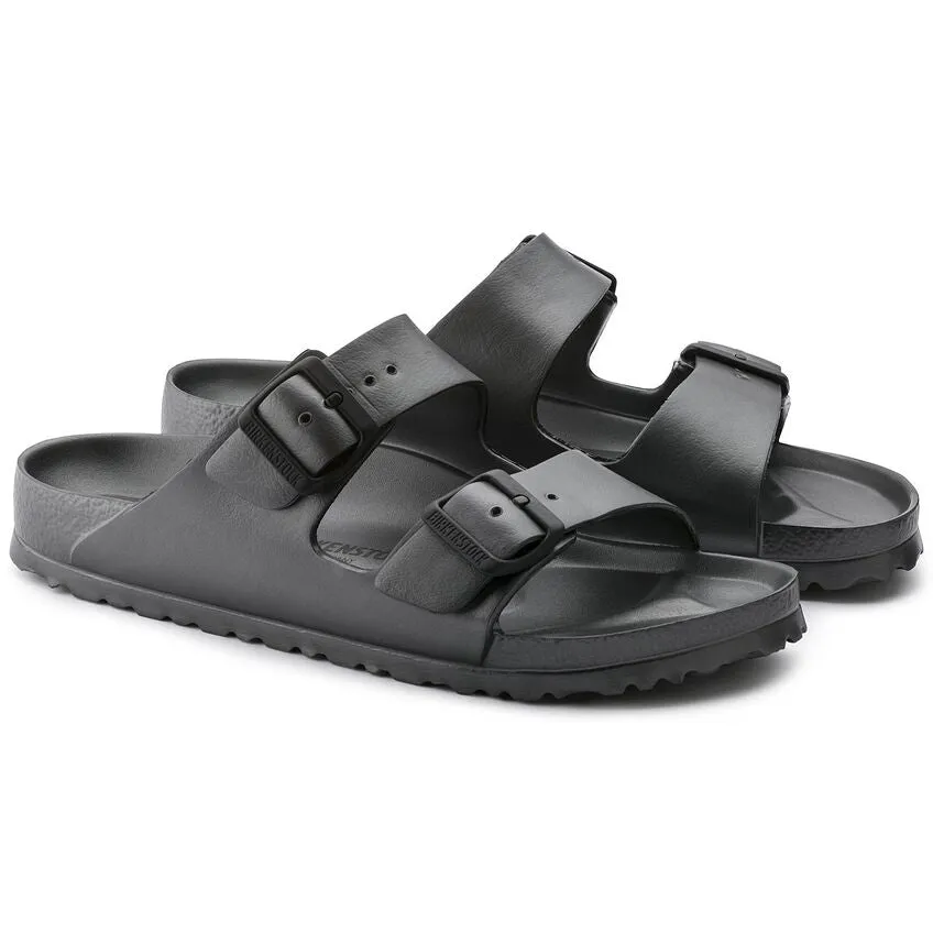 'Birkenstock' Women's Arizona Essentials EVA Sandal - Metallic Anthracite (Narrow)