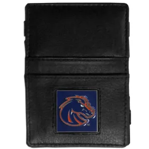 Boise St. Broncos Leather Jacob's Ladder Wallet