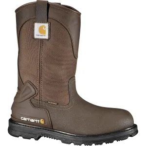 Carhartt Men's 11" Steel Toe WP Wellington Work Boot - Brown - CMP1270