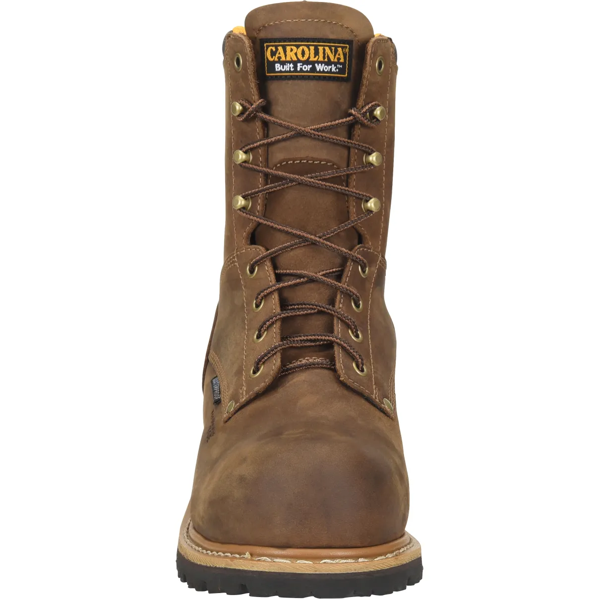 Carolina Men’s Poplar 8” WP Comp Toe Logger Work Boot Brown - CA9852