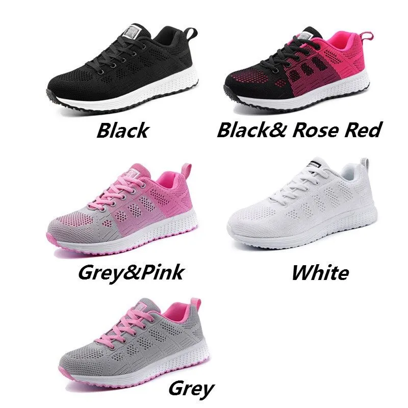 Cilool Super Light Sneakers Sport Basket Femme Walking White Casual shoes