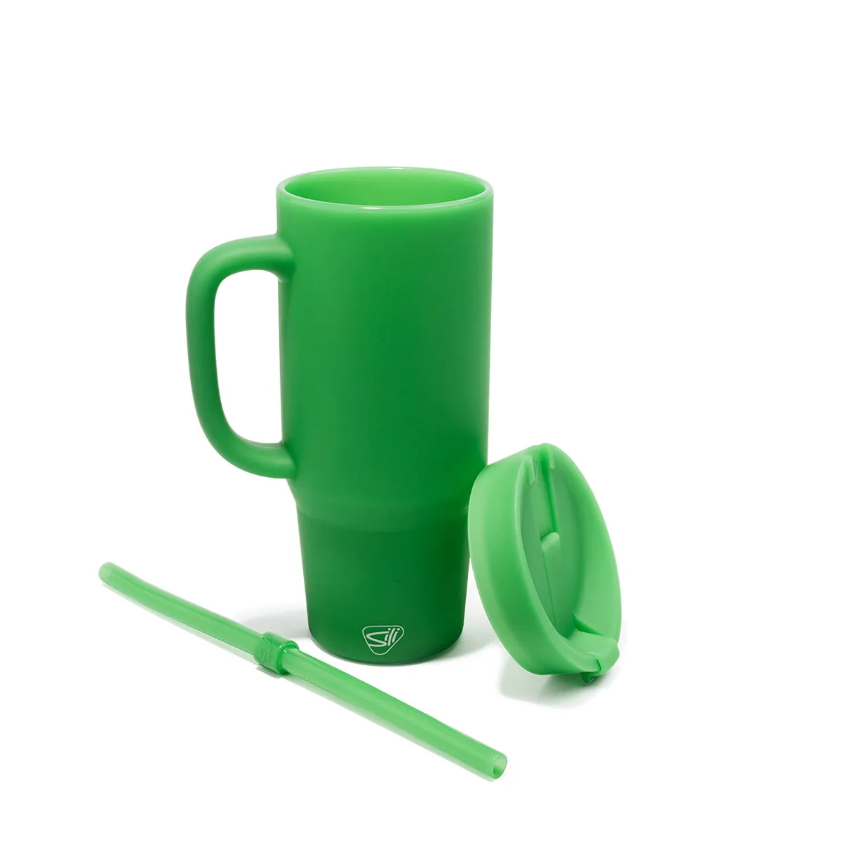 Customized Silipint Silicone 32 oz Humbler (Handled Straw Tumbler)