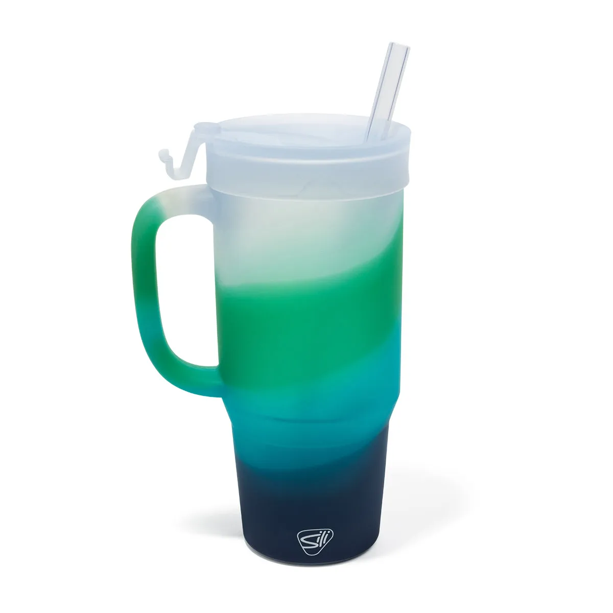 Customized Silipint Silicone 32 oz Humbler (Handled Straw Tumbler)