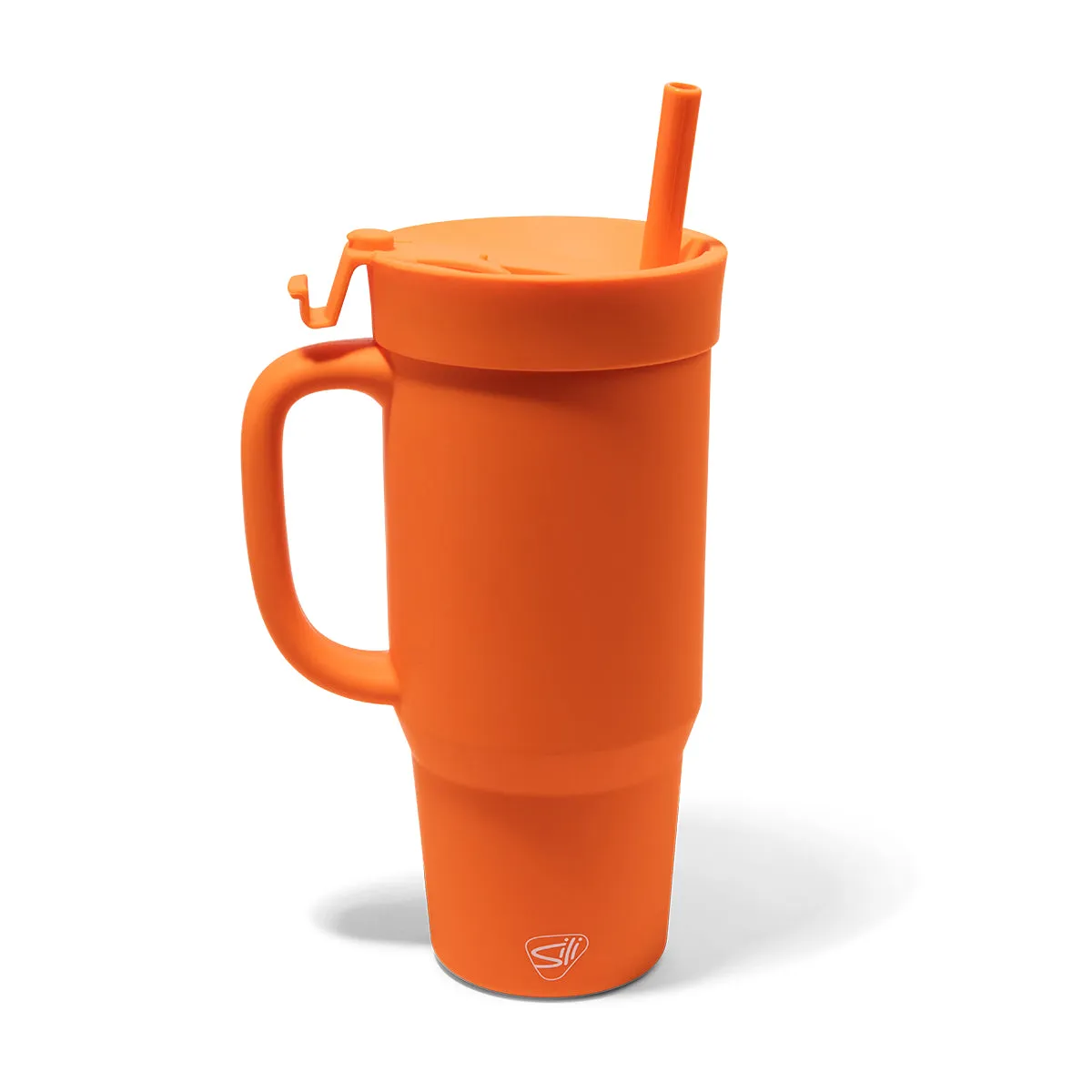 Customized Silipint Silicone 32 oz Humbler (Handled Straw Tumbler)