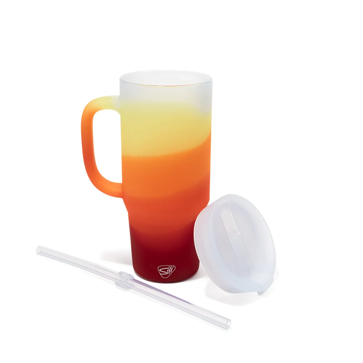 Customized Silipint Silicone 32 oz Humbler (Handled Straw Tumbler)