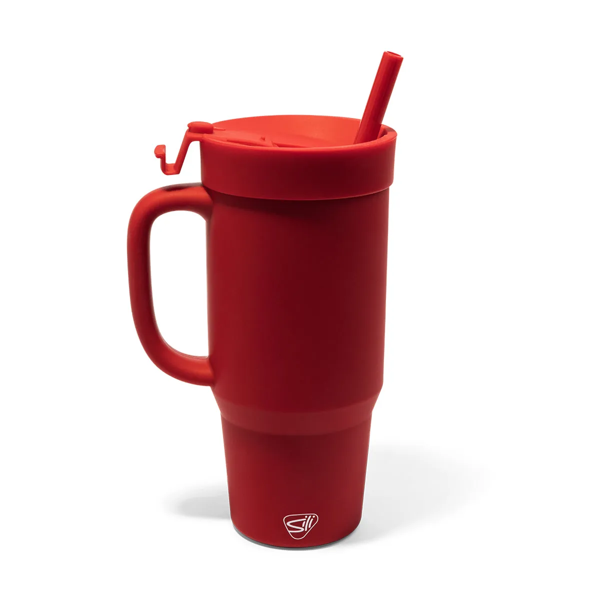 Customized Silipint Silicone 32 oz Humbler (Handled Straw Tumbler)