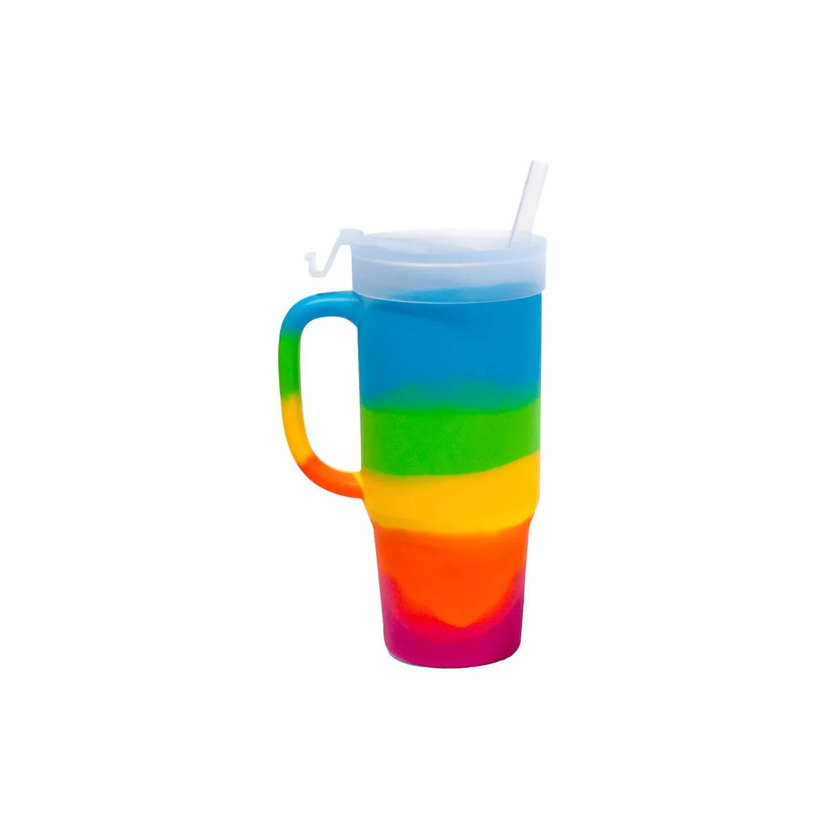 Customized Silipint Silicone 32 oz Humbler (Handled Straw Tumbler)