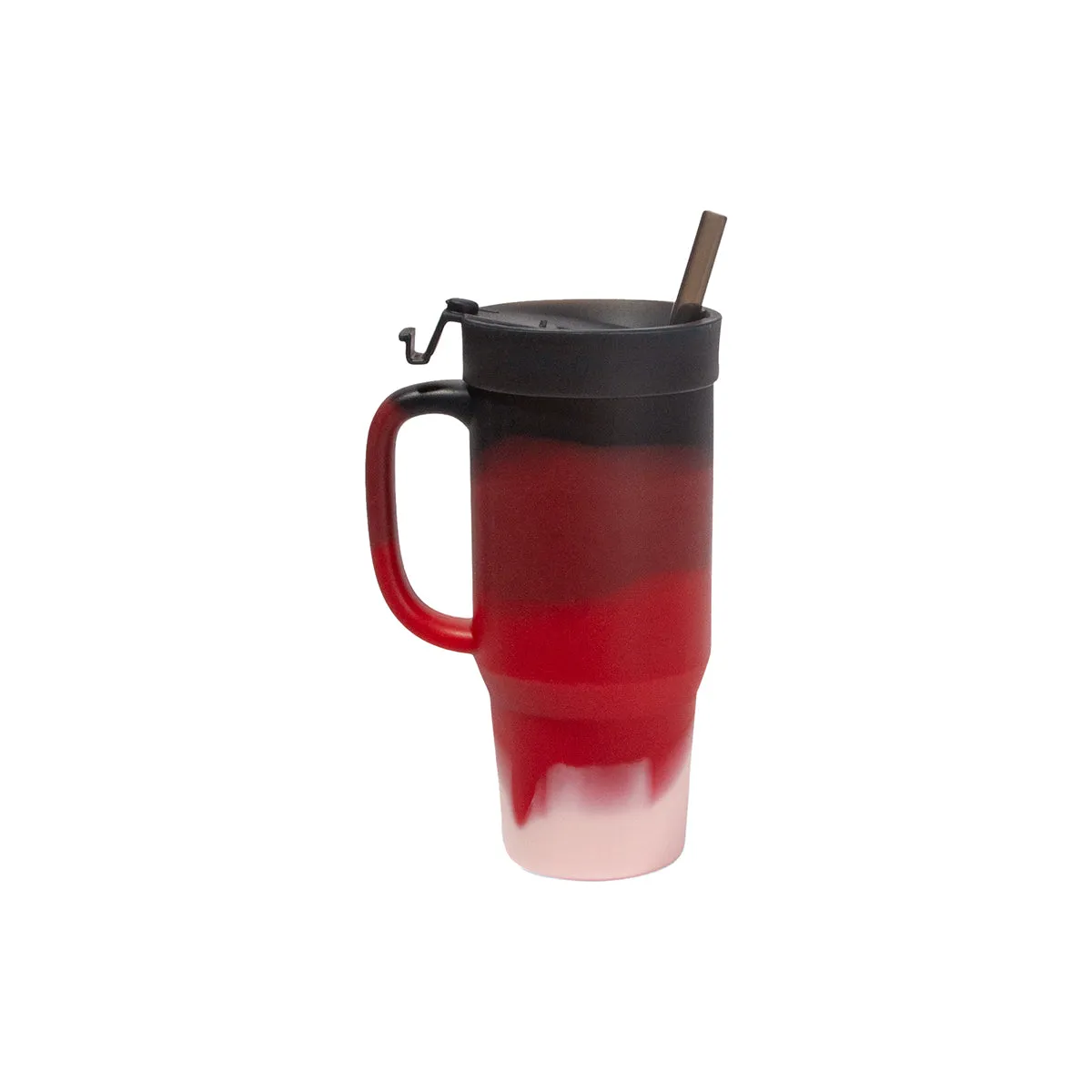 Customized Silipint Silicone 32 oz Humbler (Handled Straw Tumbler)