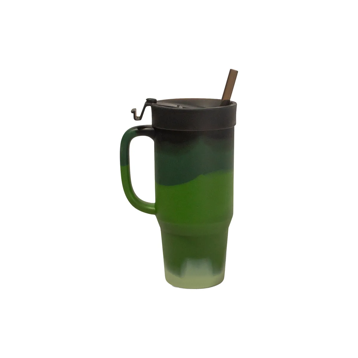 Customized Silipint Silicone 32 oz Humbler (Handled Straw Tumbler)