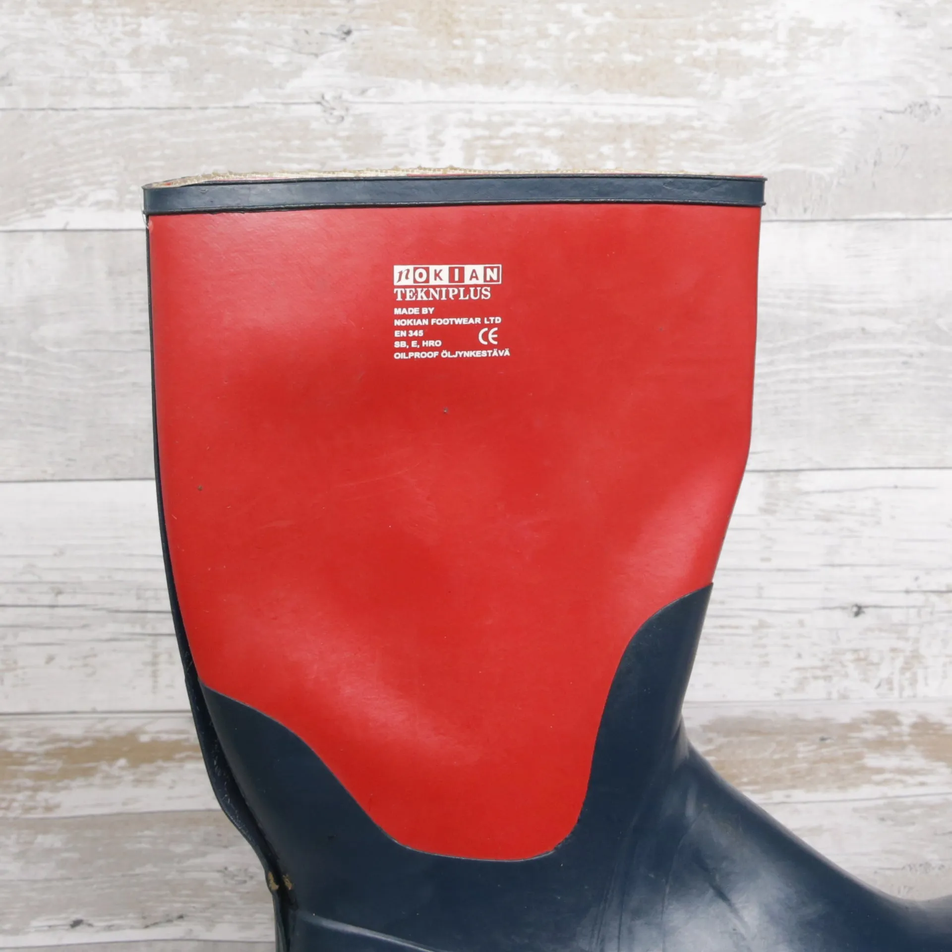 De-Branded Steel Toe Cap Safety Oilproof Wellington Boots UK12