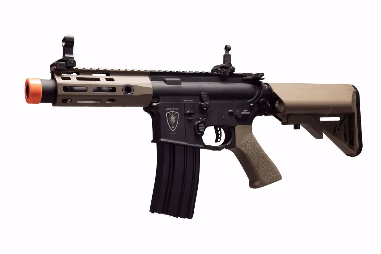 Elite Force M4 CQCX AEG Rifle w/ EYETRACE - Black/Tan