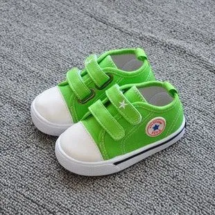 Fashion children shoes kids sneakers baby boys and girls canvas shoes velcro candy spring autumn