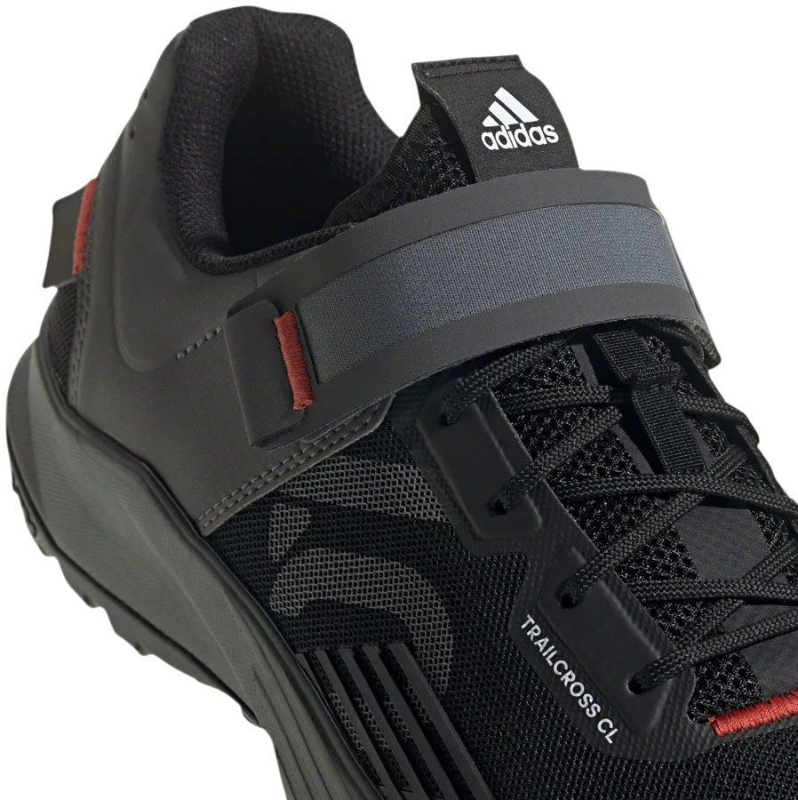 Five Ten Five Ten Trailcross Clip-In Shoe - Men's, Core Black/Grey Three/Red