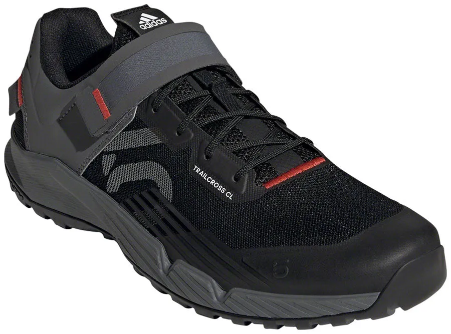 Five Ten Five Ten Trailcross Clip-In Shoe - Men's, Core Black/Grey Three/Red