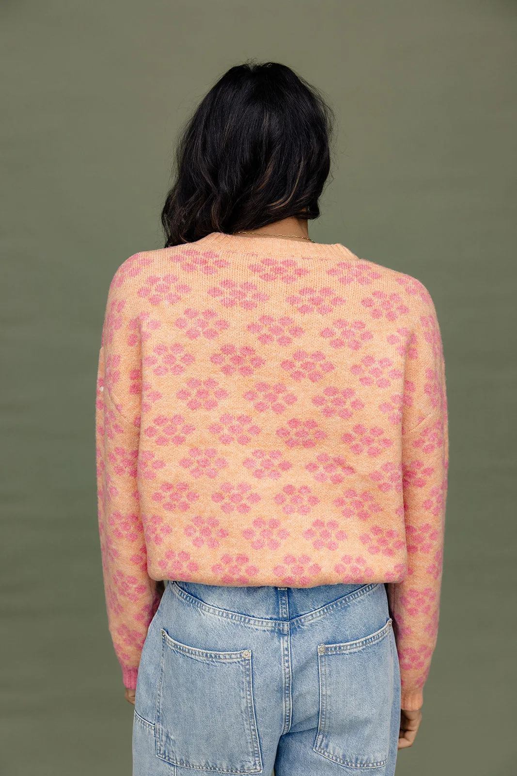 Flip The Script Floral Sweater