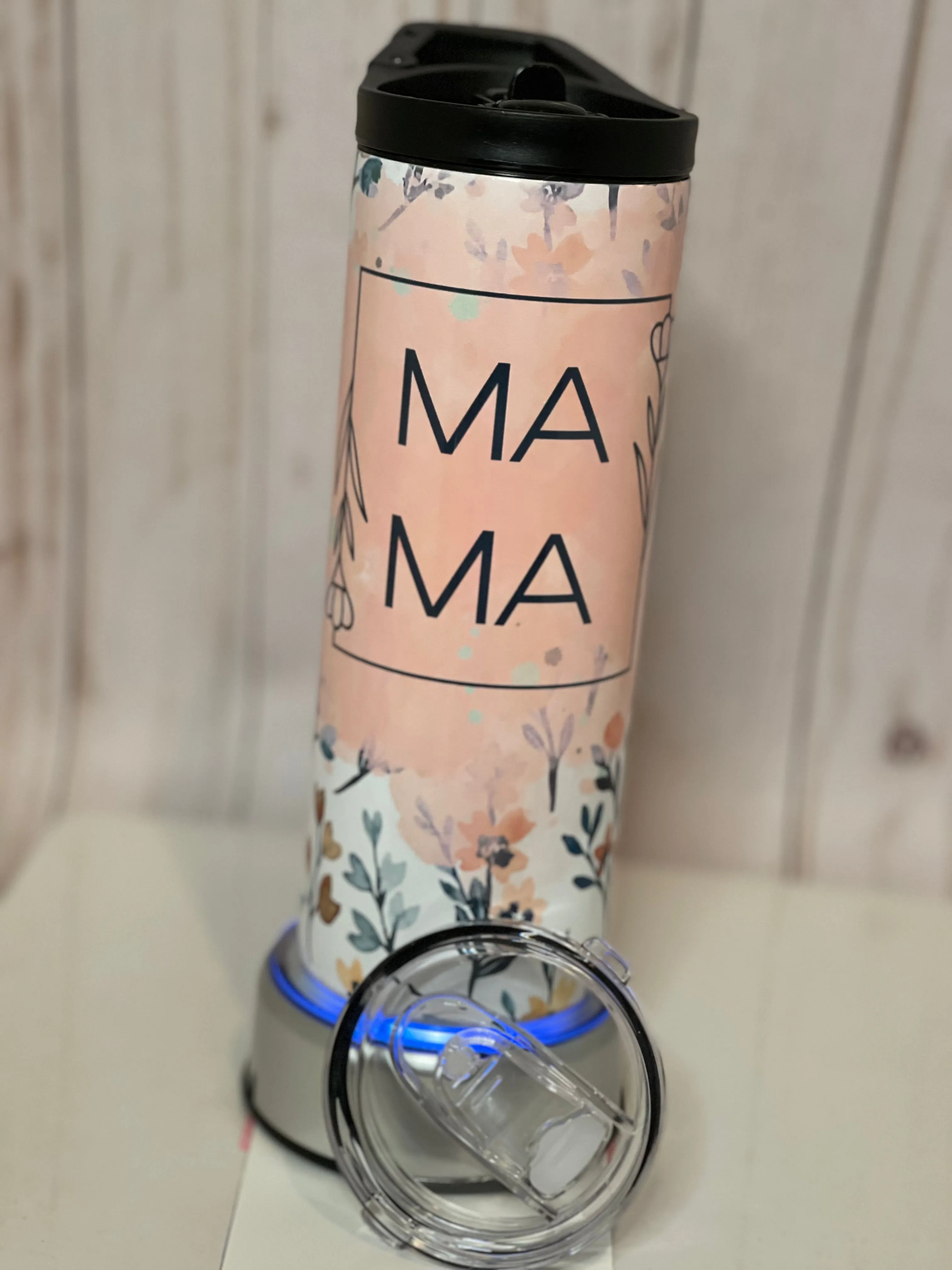 Floral mama 25 oz duo topped tumbler