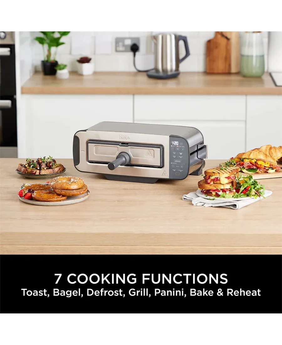 Foodi 3-in-1 Toaster, Grill & Panini Press | Stainless Steel