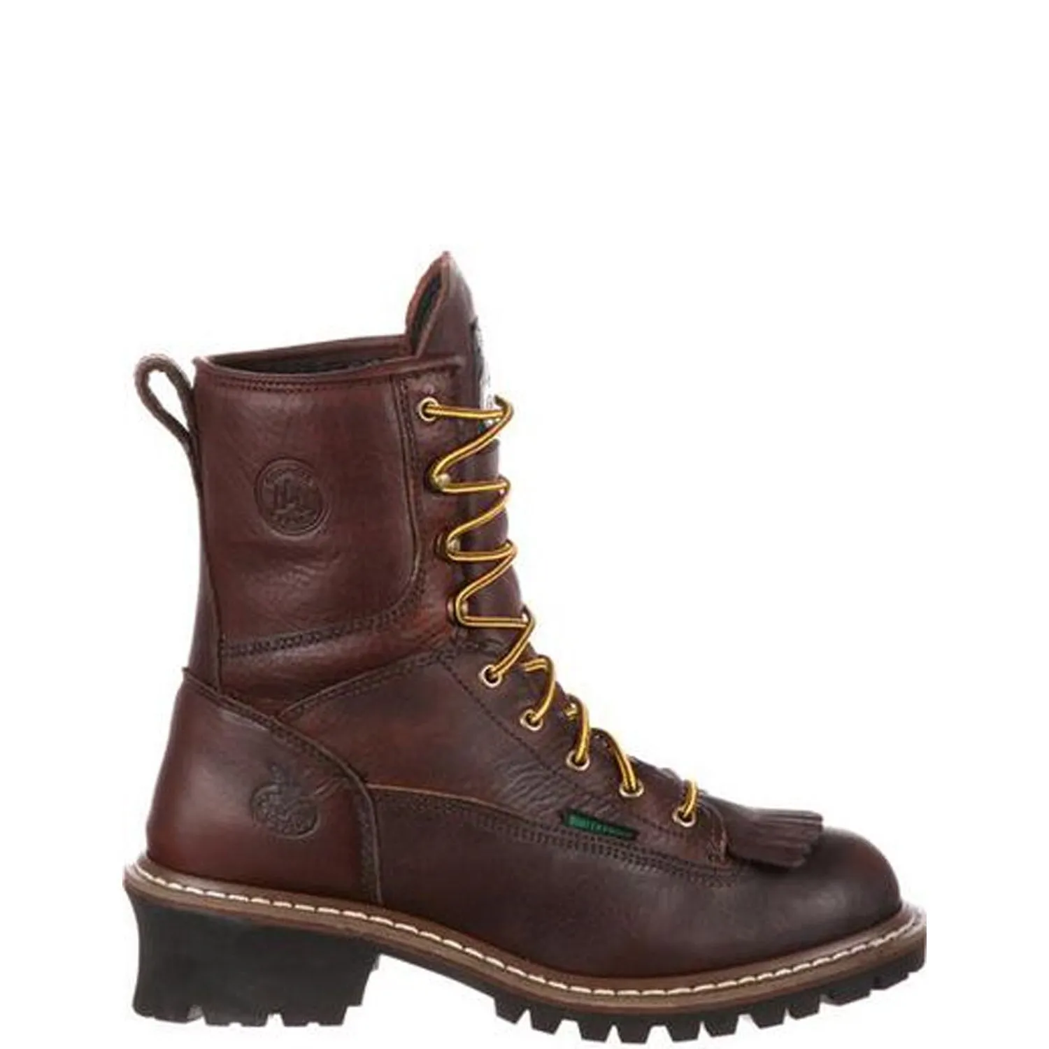 Georgia Boot Men's 8" Waterproof EH Steel Toe Logger Boot