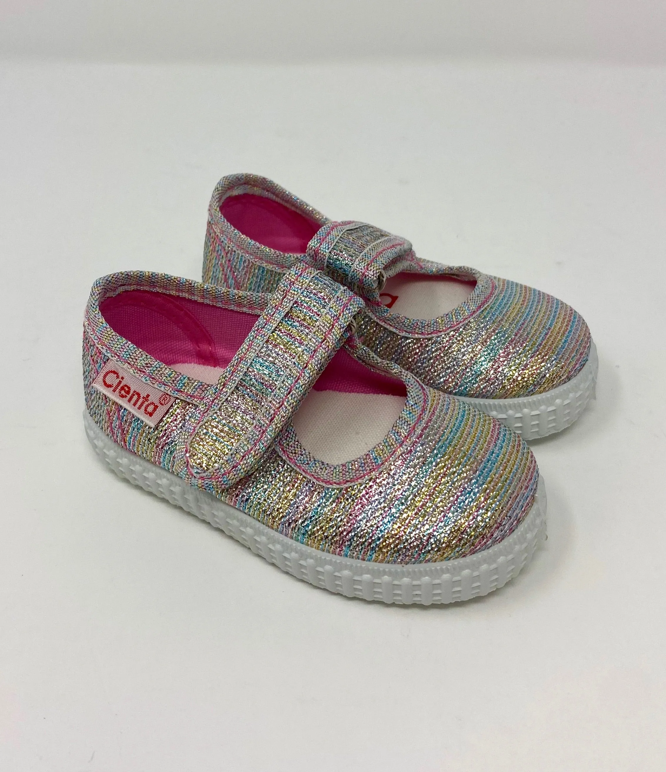 Girl Mary Jane - Light Rainbow Metallic