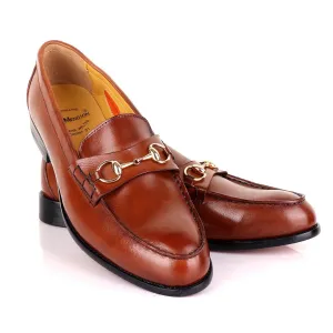 John Mendson Smooth Leather Brown Loafers