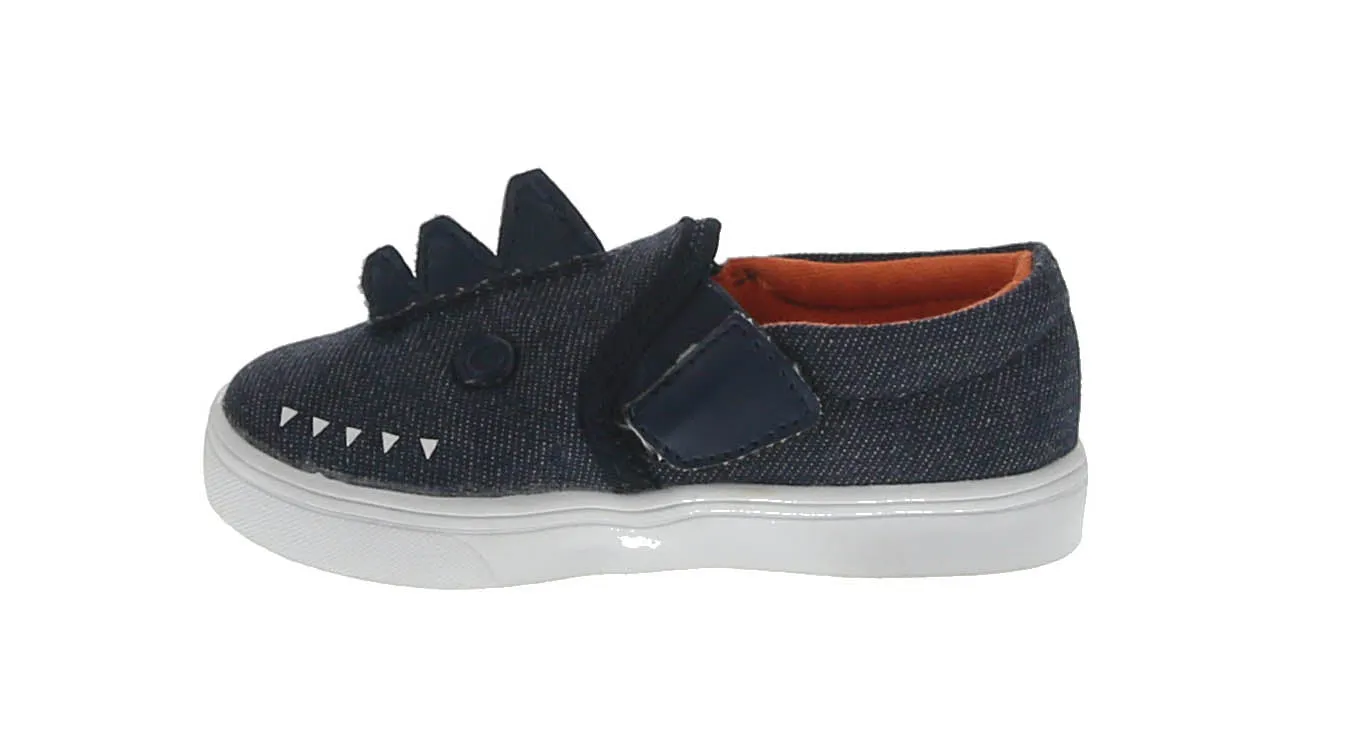 KID'S SHOES NAVY/DENIM FABRIC TENNIS 93321-18