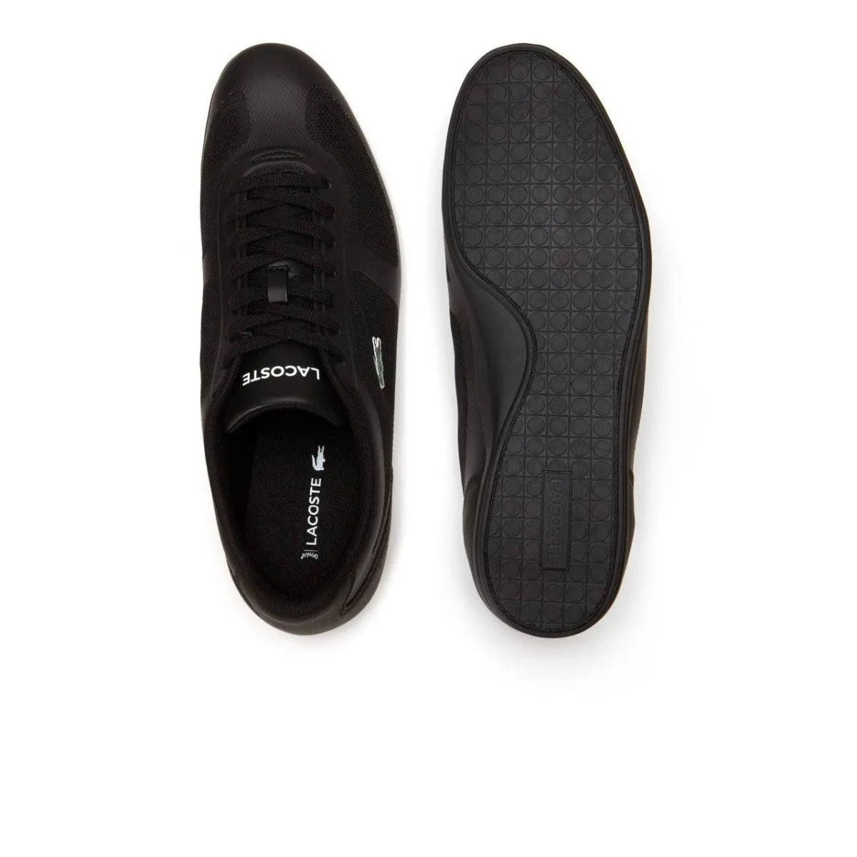 Lacoste Men's Misano Evo Textile Trainers Black