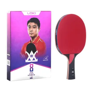 LOKI 8 Star Table Tennis Bat 7-ply Wood with Case