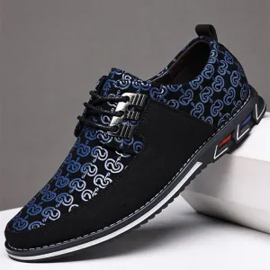 Men Microfiber Leather Splicing Non-Slip Metal Buckle Soft Casual Shoes EU 49/EU 50