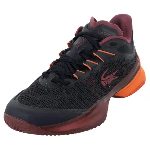 Men's AG-LT23 Ultra Tennis Shoes Black and Burgundy