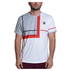 Men's Borderline Short Sleeve Tennis Top Zinc