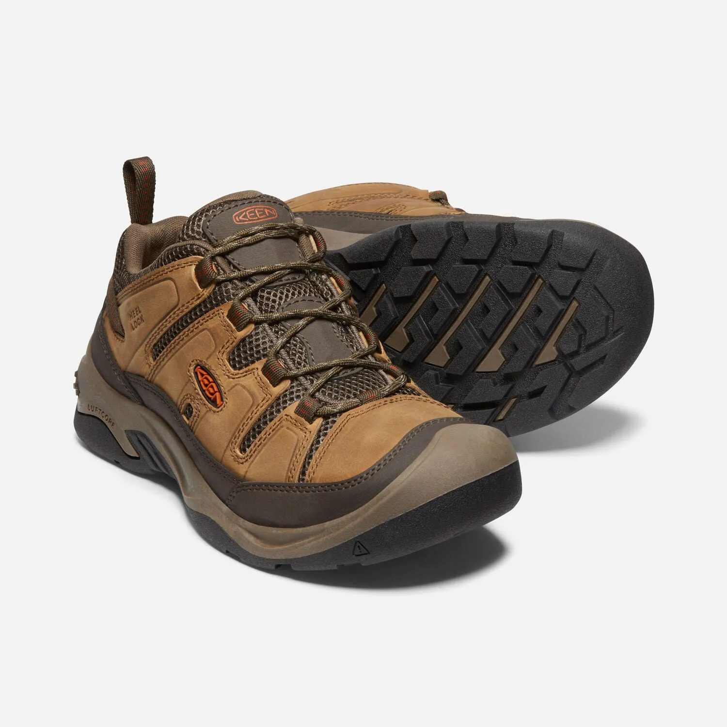 MENS KEEN CIRCADIA VENT SHOE- BISON/CLAY