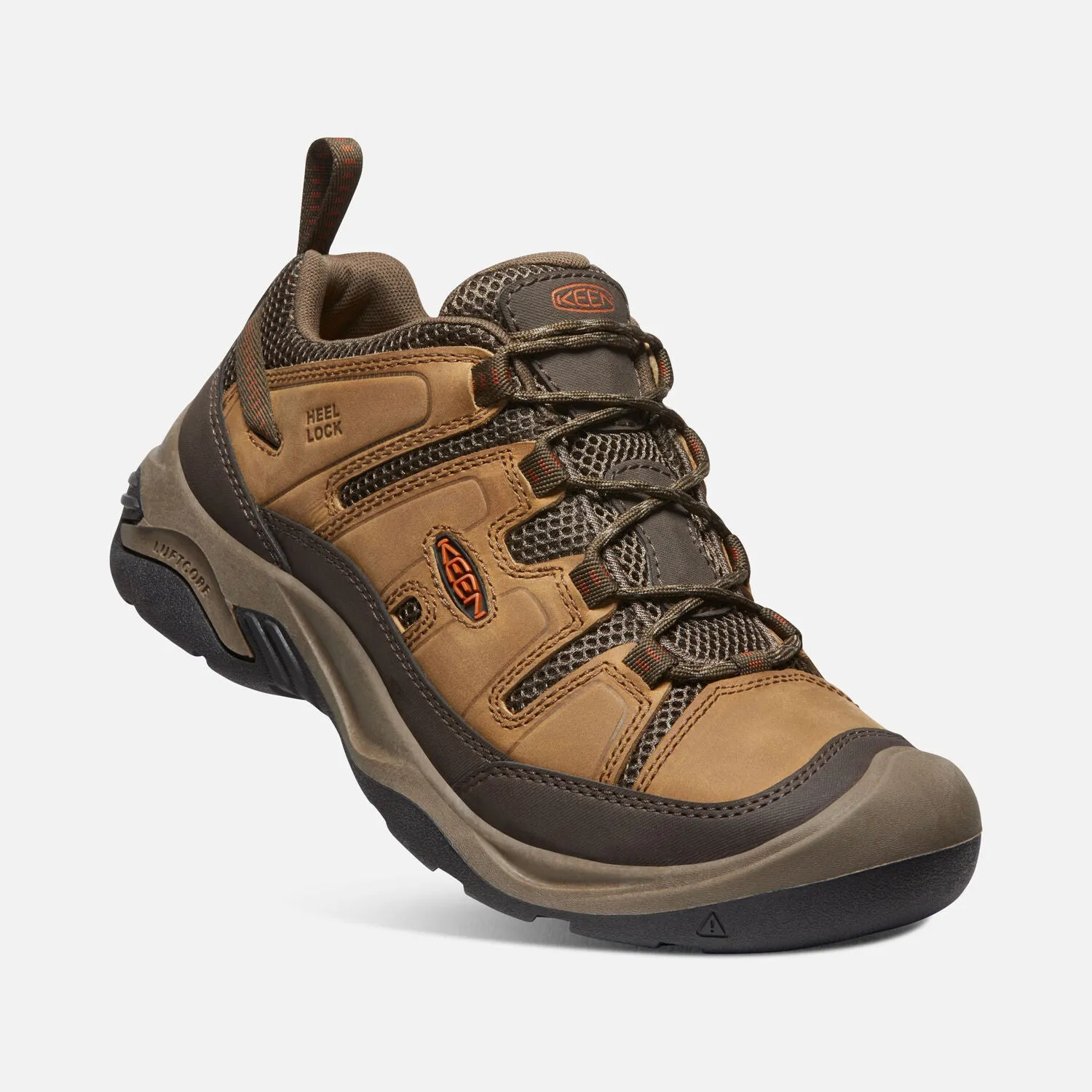 MENS KEEN CIRCADIA VENT SHOE- BISON/CLAY