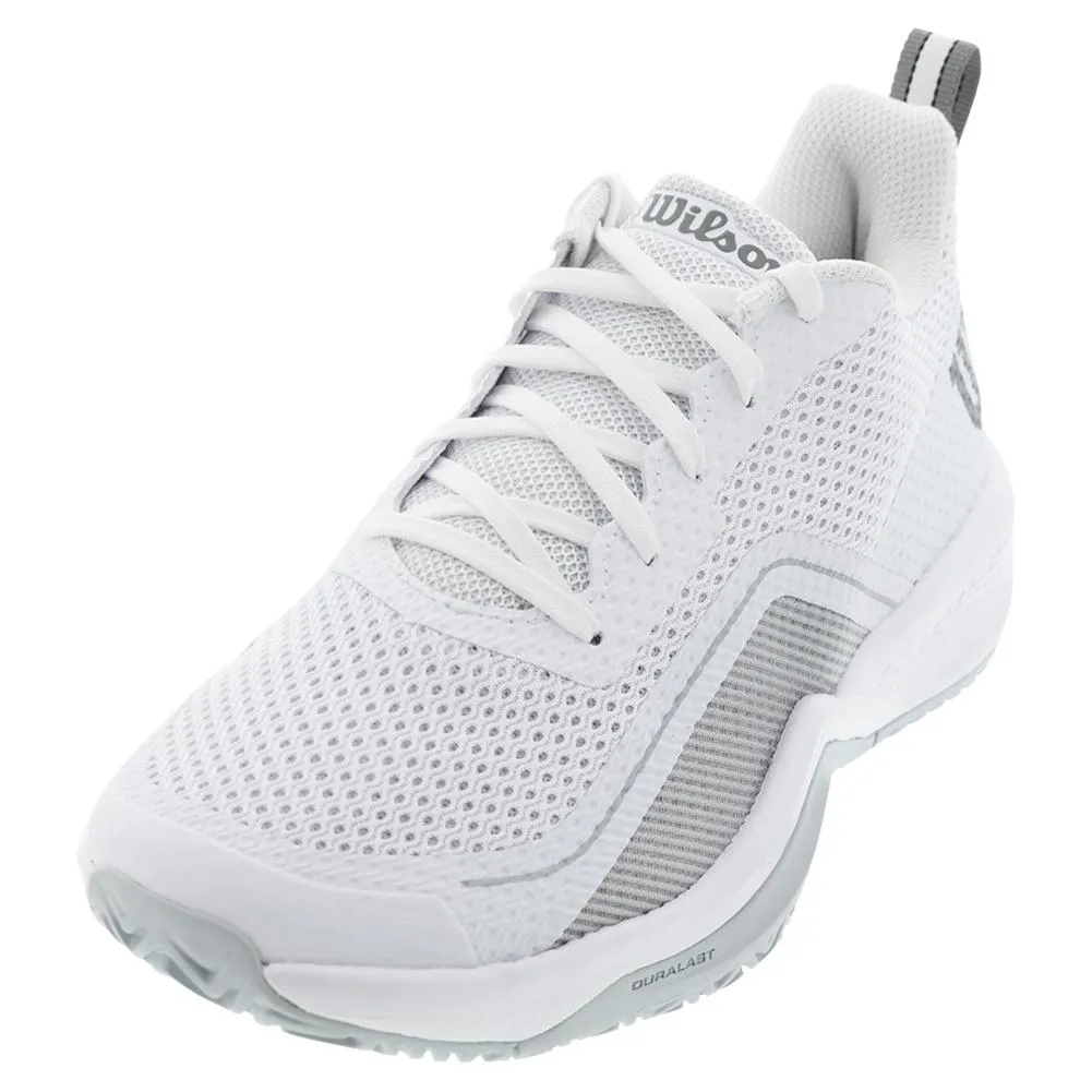 Men's Rush Pro Lite Tennis Shoes White and Pearl Blue