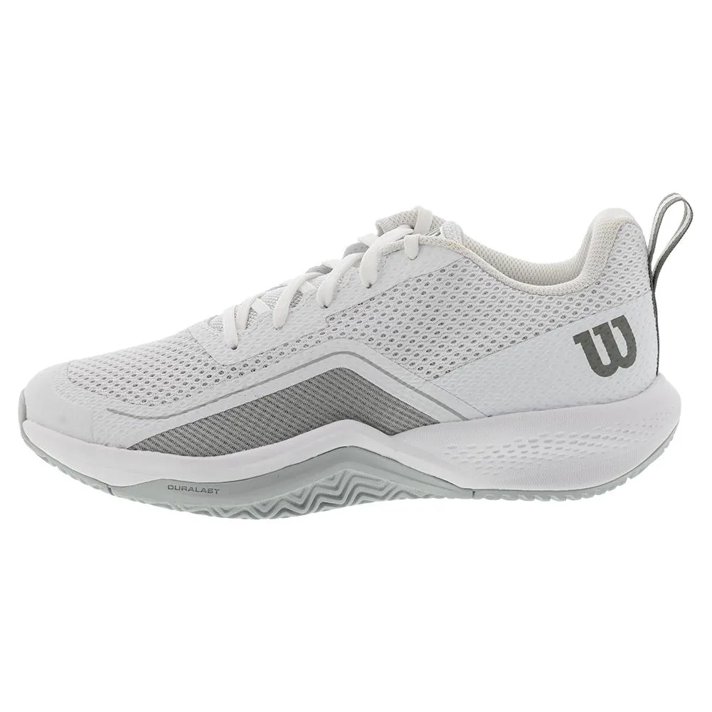 Men's Rush Pro Lite Tennis Shoes White and Pearl Blue